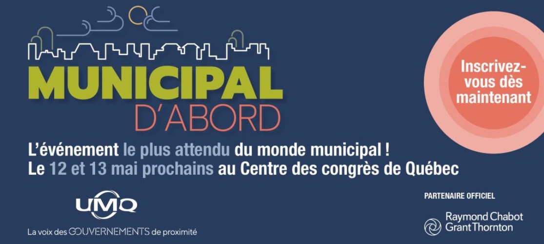 IVÉO sera présent aux assises de l'UMQ le 12-13 mai à Québec